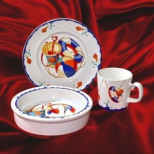 Tiffany & Co. Seashore Child's Dish Set